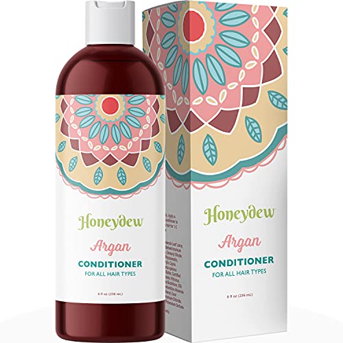 Moroccan Argan Oil Hair Conditioner with Shea Butter Pomegranate and Silk Amino Acids for Dry Damaged Hair Treatment to Strengthen and Smooth Hair and Moisturize Scalp for Healthy Hair Growth