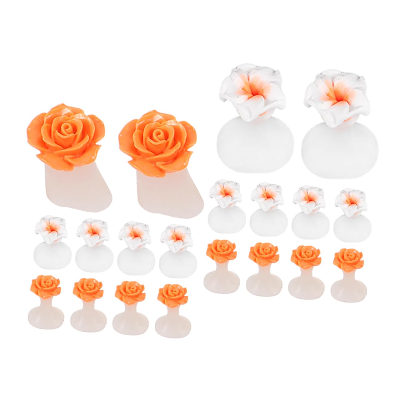 Healeved 80pezzi Separatori Per Dita Dei Piedi Silicone Strumenti Per Nail Art Separatori Per Unghie Pratici e Riutilizzabili Design Distintivo e Comodo Accessori Per Bellezza Dei Piedi