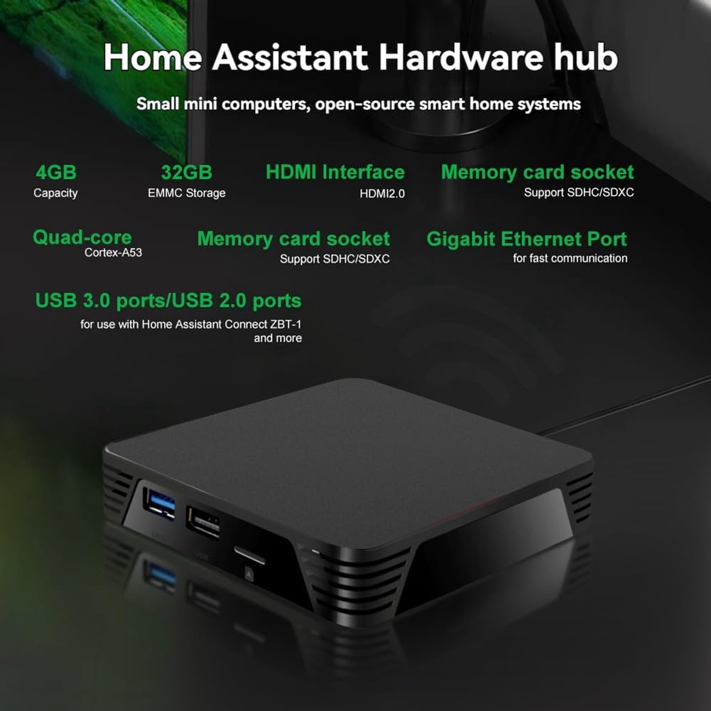 Idéal Intelligent pour le Dispositif de Passerelle à Domicile 4G + 32G USB 3.0/2.0 Quad-Core -A53 Zigbee 2MQTT ZHA Prise en Charge