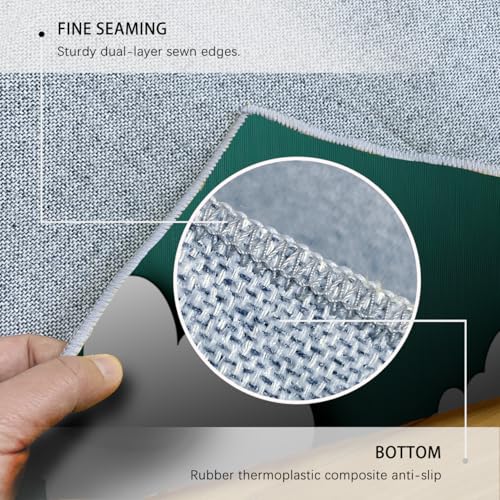 Tapis Noël Moderne 180x270cm Anti Sol Froid Grand Paillasson Salon Effet 3D - 7