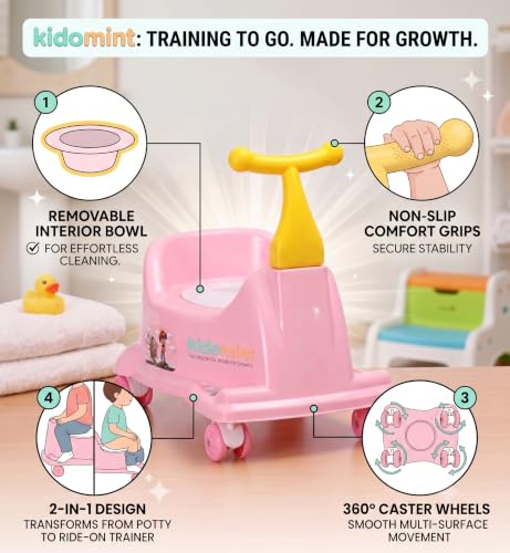 Image of 2-in-1 Potty Training Scooter is an innovative developmental tool designed to turn potty training into a fun, stress-free experience