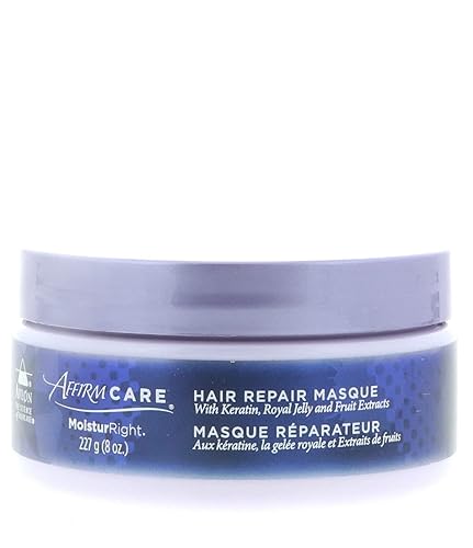 Avlon Affirm Moistur Right - Máscara de reparación de cabello 8 onzas Avlon Affirm Moistur Right - Máscara de reparación de cabello 8 onzas
