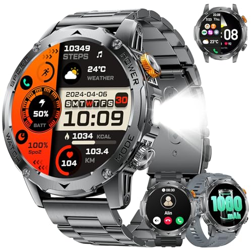 LIGE Smart Watch for Men (Make/Answer Calls) with 1000mAh,...