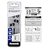 Panasonic ErgoFit Wired Earbuds, In-Ear Headphones with Microphone and Call Controller, Ergonomic Custom-Fit Earpieces…