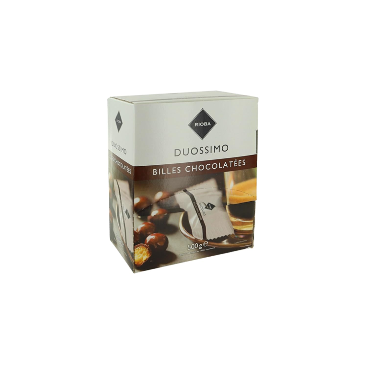 Billes chocolatées duossimo RIOBA x200 pour accompagner le café
