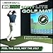 The Indoor Golf Shop SIGPRO Softy LITE Golf Mat 4'x5' - Lightweight, Space-Saving Professional-Grade Mat, Realistic Fairway Feel - Replaceable Hitting Strip, Responsive Cushioning & Joint-Friendly