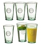 Ökologisch sinnvoll - Das 6er Set Trinkgläser wurde mit dem Anspruch gefertigt, umweltschonend zu sein und dies mit einer hochwertigen Qualität zu kombinieren.