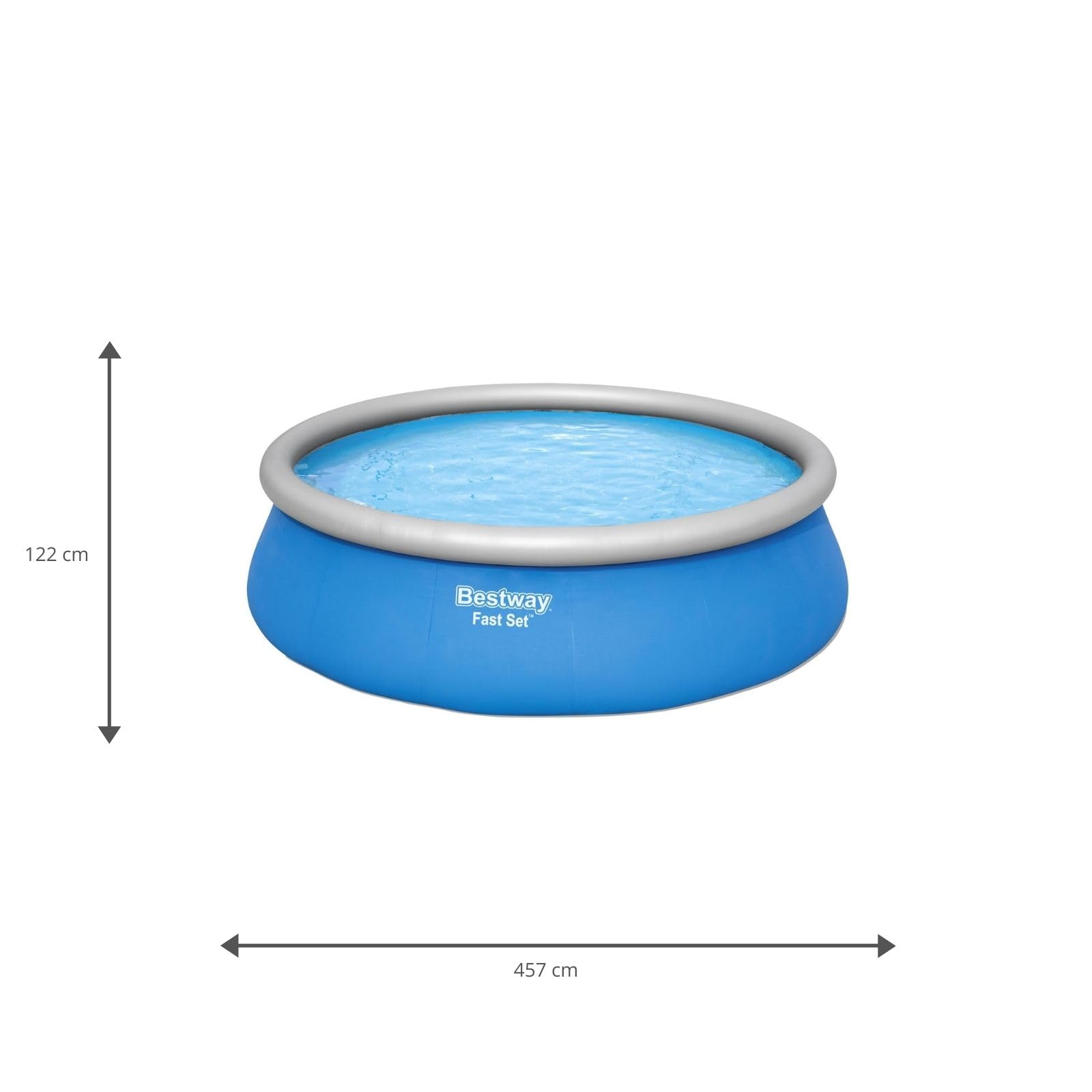 Bestway Fast Set™ 15' x 48"/4.57m x 1.22m Pool Set