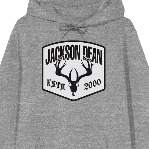 Bioworld Jackson Dean Singer Songwriter Est. 2000 Men's Heather Gray Graphic Hoodie2