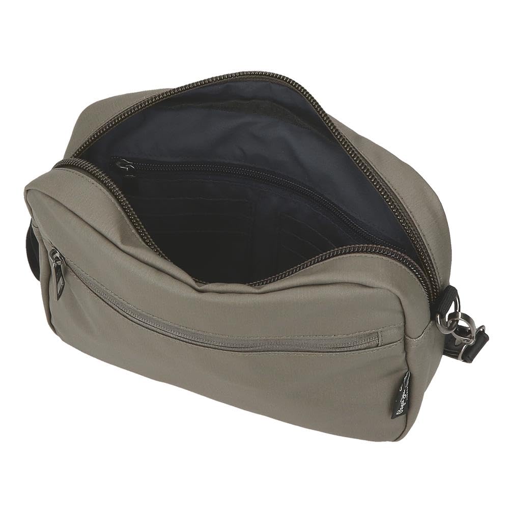 Pepe Jeans Dortmund Borsa a Mano Verde 24,5 x 15 x 6 cm Poliestere 2,21L by Joumma Bags, Verde, Borsa a mano