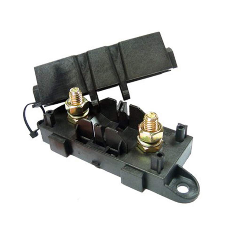 Portafusibles para Caja de fusibles a Prueba de Salpicaduras, Bloque para Coche, camión, portafusibles de Gran tamaño, Perno roscado M8 para Coche electrónico