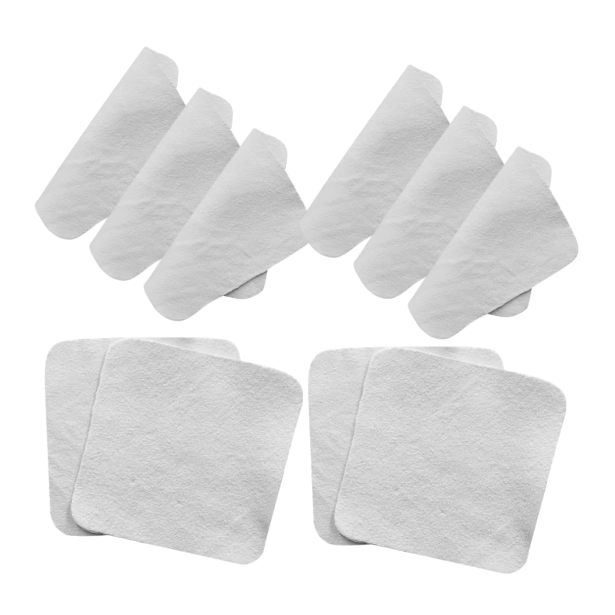 Healvian Pulire Il Panno Salviette Stoffa Collane di Perle Panni Detergente per Tessuti per Gioielli Pulizia Panno per Pulire Pelle di Pecora Bianca