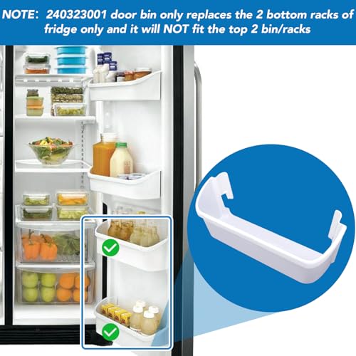 image for Discount Parts Direct 240323001 Refrigerator Door Bin Side Shelf Repla