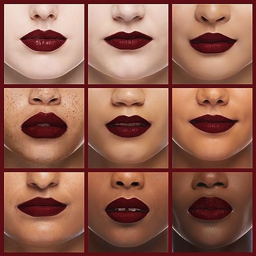 Amy's Diary 2Pcs Matte Dark Red Lip Liner And Lipstick Makeup Set, Liquid Lipstick 24H And Lip Liner Set Matt Liquid Lips Make Up Waterproof Long Lasting Lipstick Matte Kit (#17) #TOP3