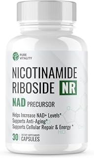 NAD Supplement | New Nicotinamide Riboside NAD+ & NR (Flush Free) | NMN Alternative | Boost Natural NAD for Anti-Aging Effects, Longevity & Cognitive Function – 30 Day Supply