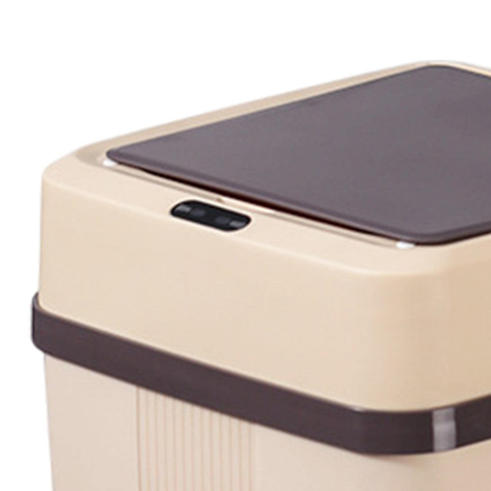 WINTI Touchless Trash Can Battery Operated Cleaning Creative for Kitchen Office Khaki