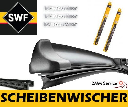 Preisvergleich Produktbild SWF VisioFlex 119395 Scheibenwischer Frontscheibenwischer Wischerblatt Wischblatt Flachbalkenwischer Scheibenwischerblatt 650 / 580 Set 2mmService