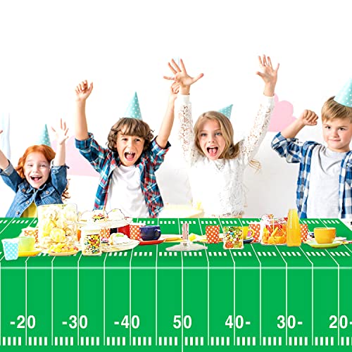 96 PCS Football Party Supplies Plates and Napkins Tableware Set Football Theme Party Decorations Including Paper Plates Napkins Cups for Football Birthday Party, 24 Guests - Image 8
