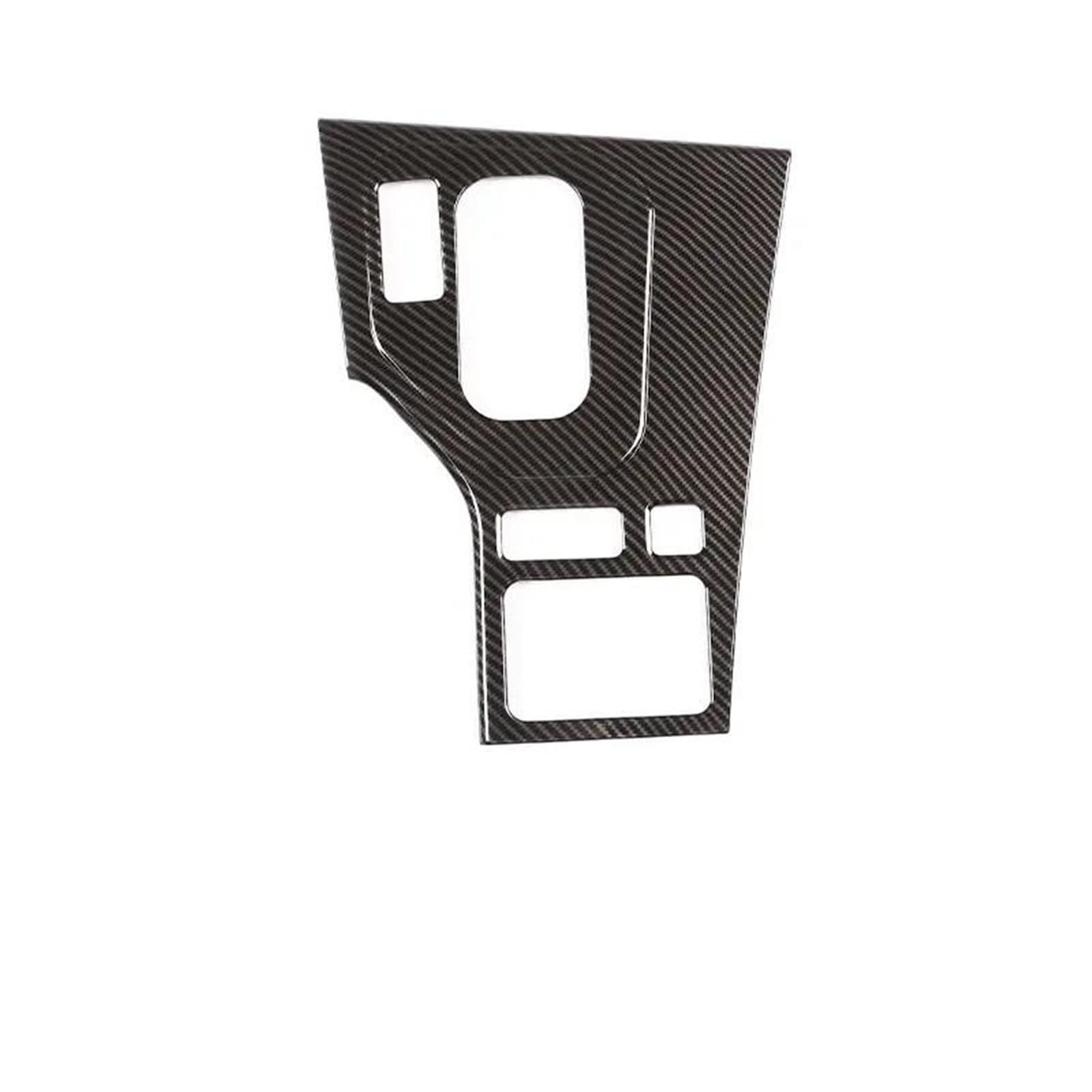Central Control Shift Knob Panel Sticker Decoration Car Accessories for BMW 5 Series E39 1998-2001(Carbon Fiber)