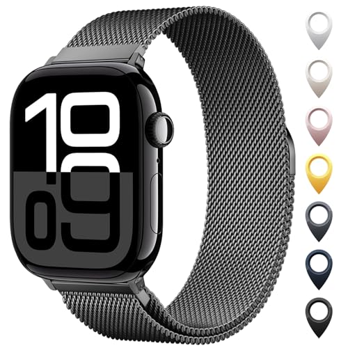 Stainless Steel Milanese Loop Apple Watch Band 38–49mm