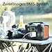 FlashFish Powerstation 200w, Stromgenerator Solar AC-Ausgang mit Reiner Sinuswelle,Notstromaggregat Akku mit Steckdose 40800mAh, Tragbare Powerstation 151wh für Camping,Abenteuer und Notfälle