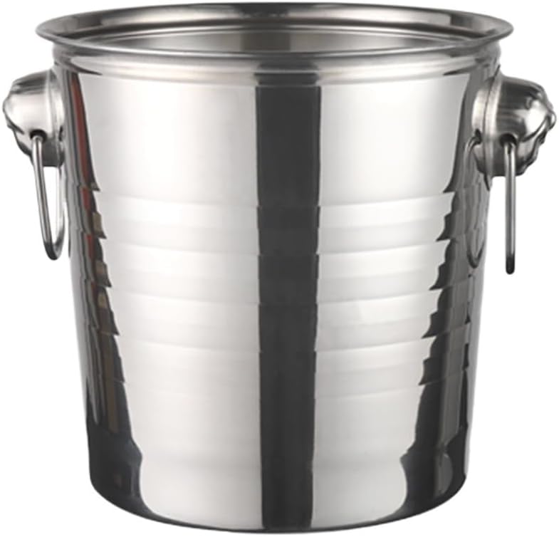 Stainless Steel Ice Bucket KTV Champagne Wine Household Grain Bar Supplies