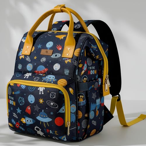 Image of StarAndDaisy Diaper Bag for Mothers for Travel /Diaper Bag, 28L Waterproof Baby Bag for Mother Travel with 15 Multipurpose Pockets