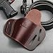 Kosibate OWB 1911 Holster, Leather Pancake Holster Fits All 1911 Style Handguns - Colt 1911 - Sig Sauer - Remington - Ruger & More(Brown)
