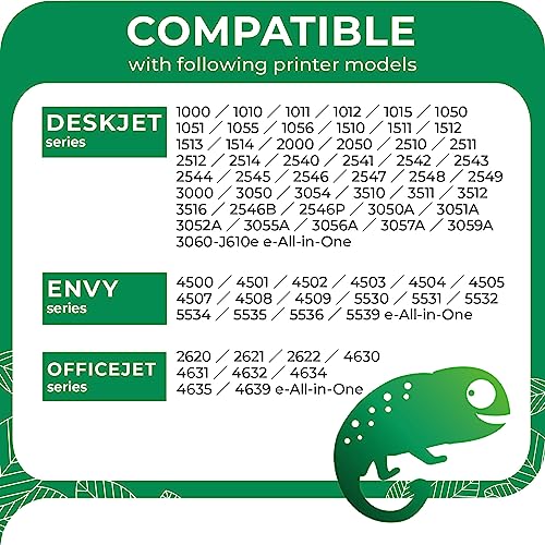Coloretto Remanufactured Printer Ink Cartridge Replacement For Hp 61Xl To Use With Hp Deskjet 1000 1010, Envy 4500 4501 5530 5531, Officejet 2620 2621 2622 （2 Black） Combo Pack #TOP1