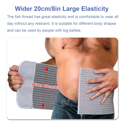 Faja abdominal para hernia umbilical, talla L, color amarillo miniatura 6