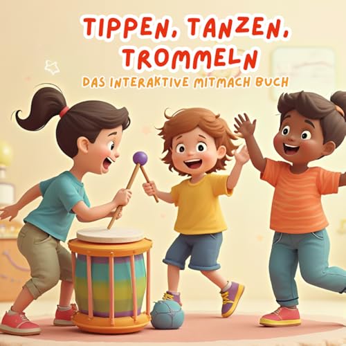  Tippen, Tanzen, Trommeln: Ein interaktives Mitmach-Bilderbuch für kleine Entdecker – Tippen, Tanzen und Trommeln mit allen Sinnen!