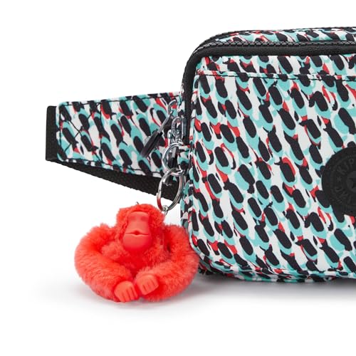 Image of Kipling Women's Abanu Medium Crossbody Bag, Lightweight, Adjustable Nylon Waist Pack with Multi-Compartment Zip Pockets