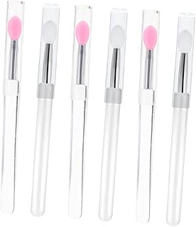 6 unids cepillo de labios de silicona con tap...
