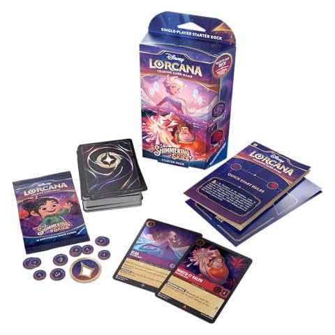 Ravensburger Disney Lorcana Starter Deck B - Shimmering Skies Cover