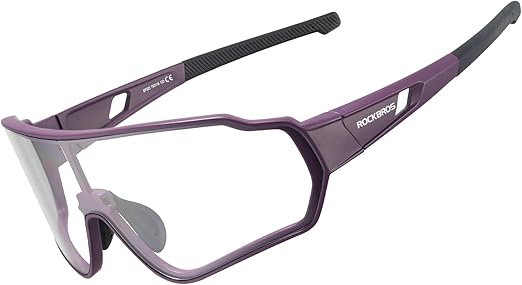 ROCKBROS Photochromic Sunglasses for Men Women Cycling Sunglasses Safety Sport Sunglasses UV Protection