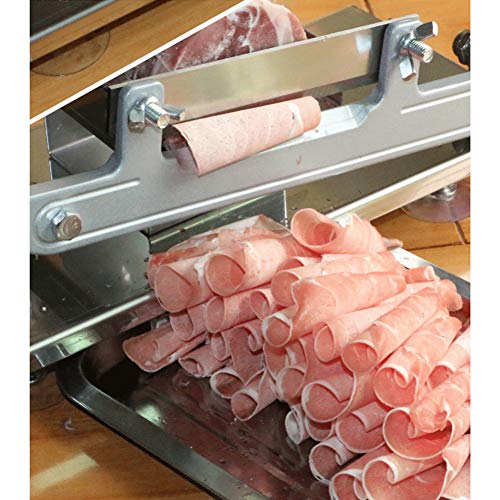 for Home Or Commercial Use,Meat Cleaver Manual Frozen, Adjustable Thickness Meat Cutter, Potato Hard Vegetable Beef and Lamb Roll Home Slicing Machine - Image 6