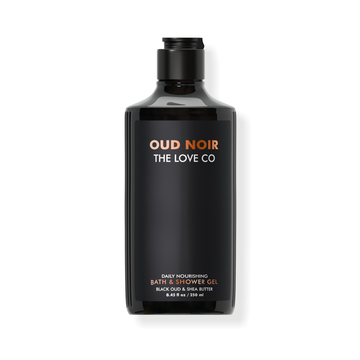 THE LOVE CO. Oud Noir Luxury Body Wash - Shower Gel, Unisex Personal Care Products - Vegan & Paraben Free Bath Soap that Hydrates and Gently Cleanses