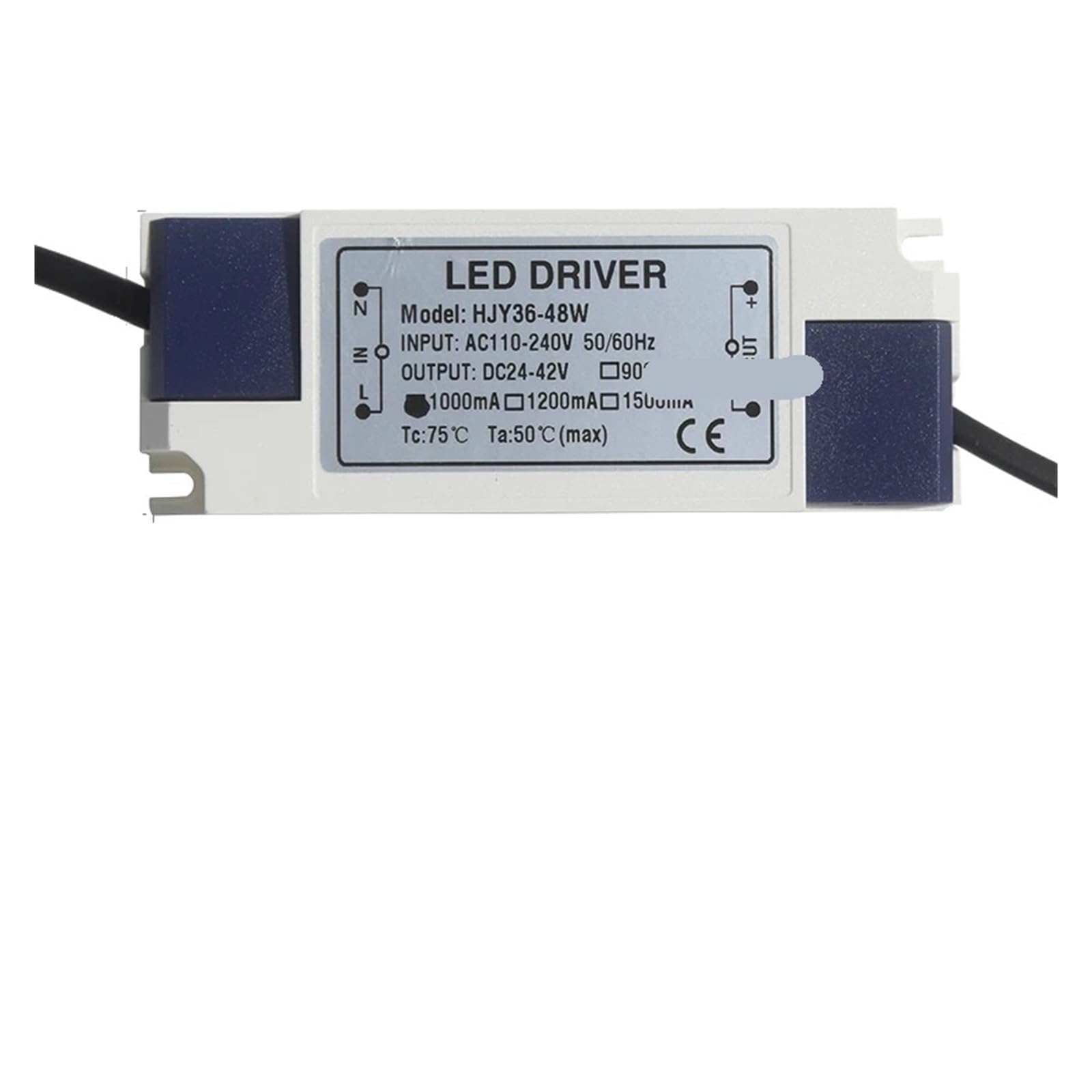 Pilote LED 1000mA transformateur DC 24-42V connecteur CC pour alimentation de lampe