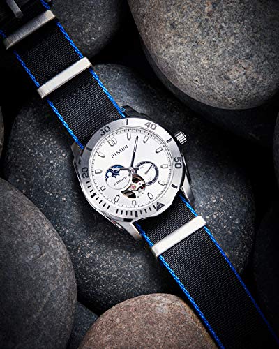 Image of BINLUN Nylon Watch Band Thick G10 Premium Ballistic Nylon Multicolor Replacement Watch Straps with Silver /Black Stainless Steel Buckle for Men Women 18mm 20mm 22mm 24mm