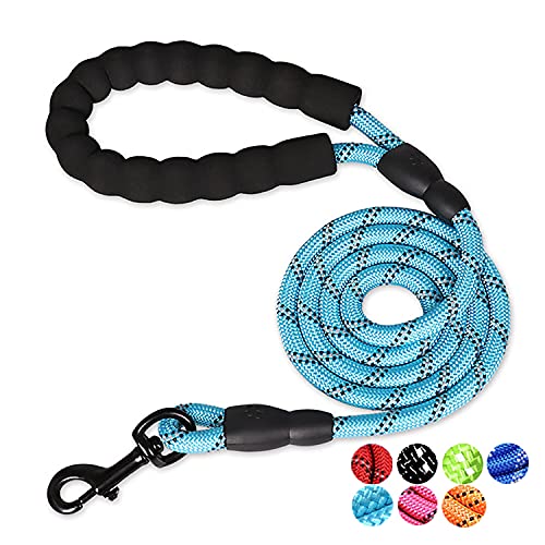 Correa para Perro Correa Reflectante Multicolor para Perro CóModa Pulsera De Nailon con Asa para Mascotas De 5 Pies Adecuada para Perros Medianos Grandes Cover