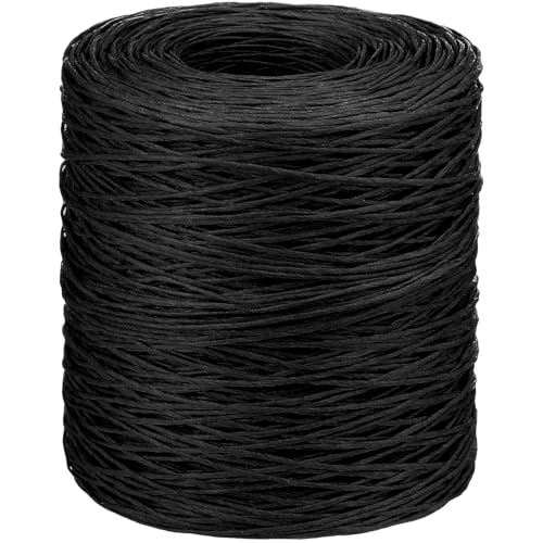 Syhood 1345 Feet Floral Vine Bind Wire Rustic Craft Wire, Black