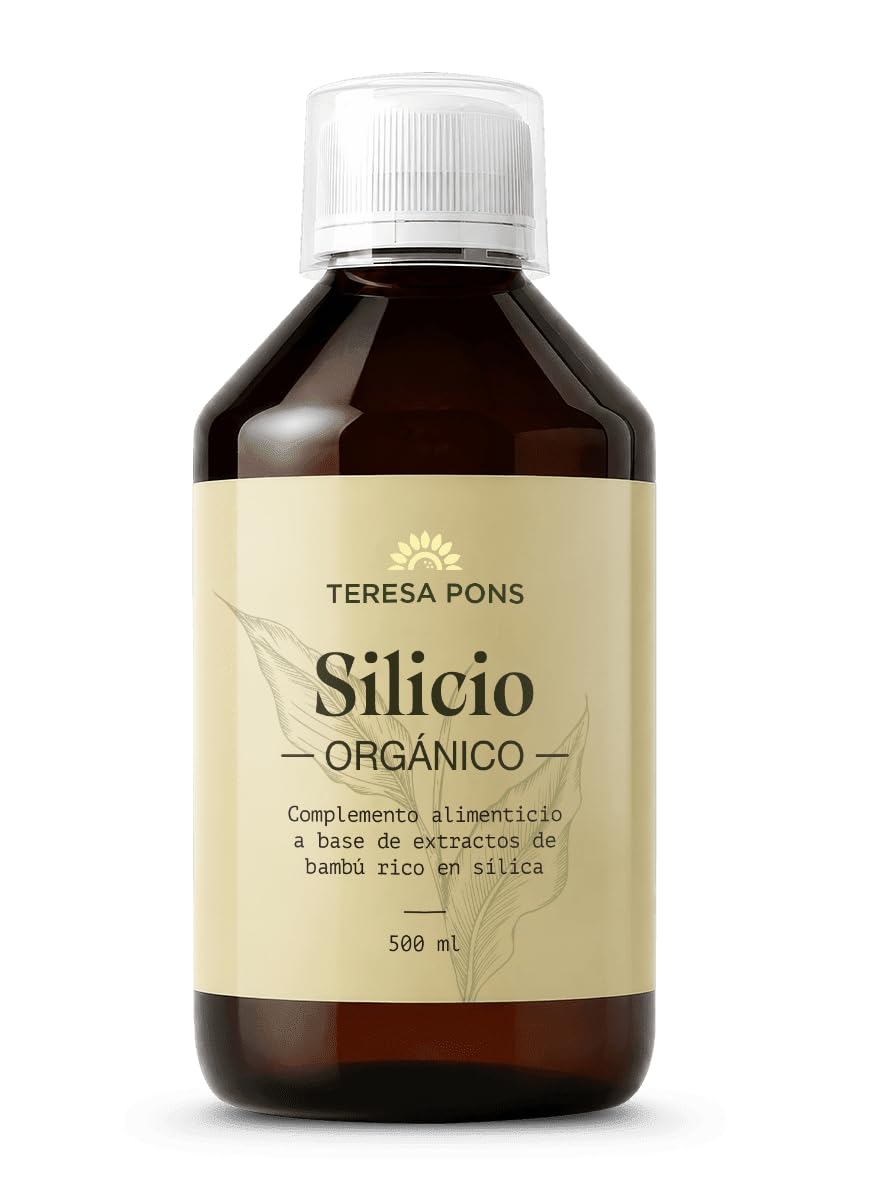 Silicio Orgánico | Apoyo a huesos, articulaciones, piel y cabello | Con MESOPOROSIL® (ácido ortosilícico) y bambú rico en sílice | 500 ml