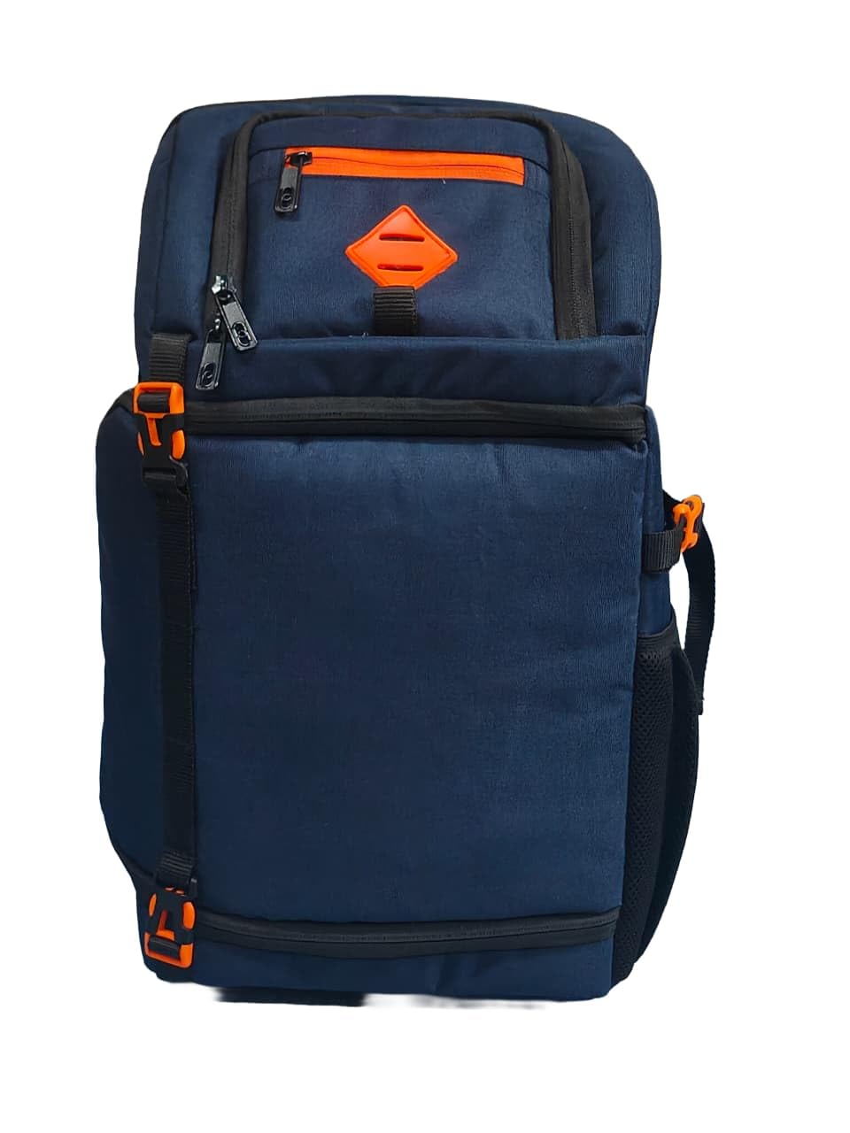 Professional camera backpack with laptop compartment waterproof and customisable dividers for DSLR camera and lenses- Blue-image-42