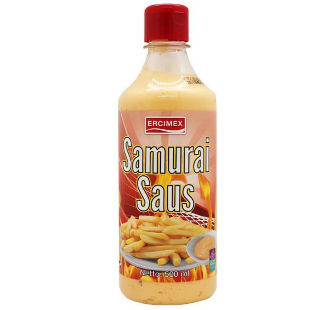 Con Pufai Grocery, Ercimex Samurai Saus Salsa 500 mililitros x 5 unidades