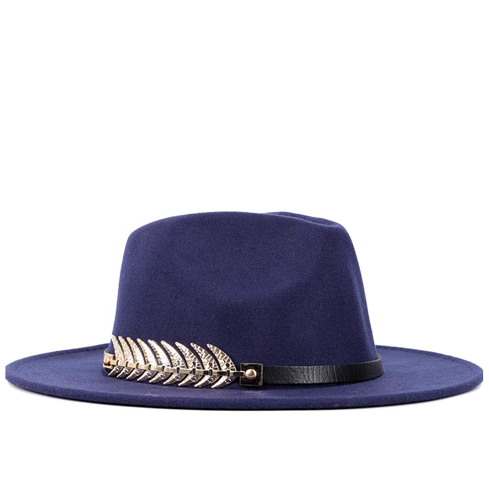 Color Hat Gold Round Fedora Hat Tide 