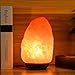 Sunnest Natural Himalayan Salt Lamp, 9 inch Hand Carved Crystal Salt Rock Lamps, Pink Hymalain Salt Lamps, Wood Base with Dimmer Control, Air Purifying