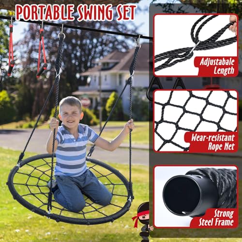 Hapfan AD0403C 50Ft Ninja Warrior Obstacle Course thumb #2