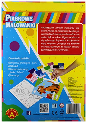 Piaskowe malowanki - pies, Ĺlimak