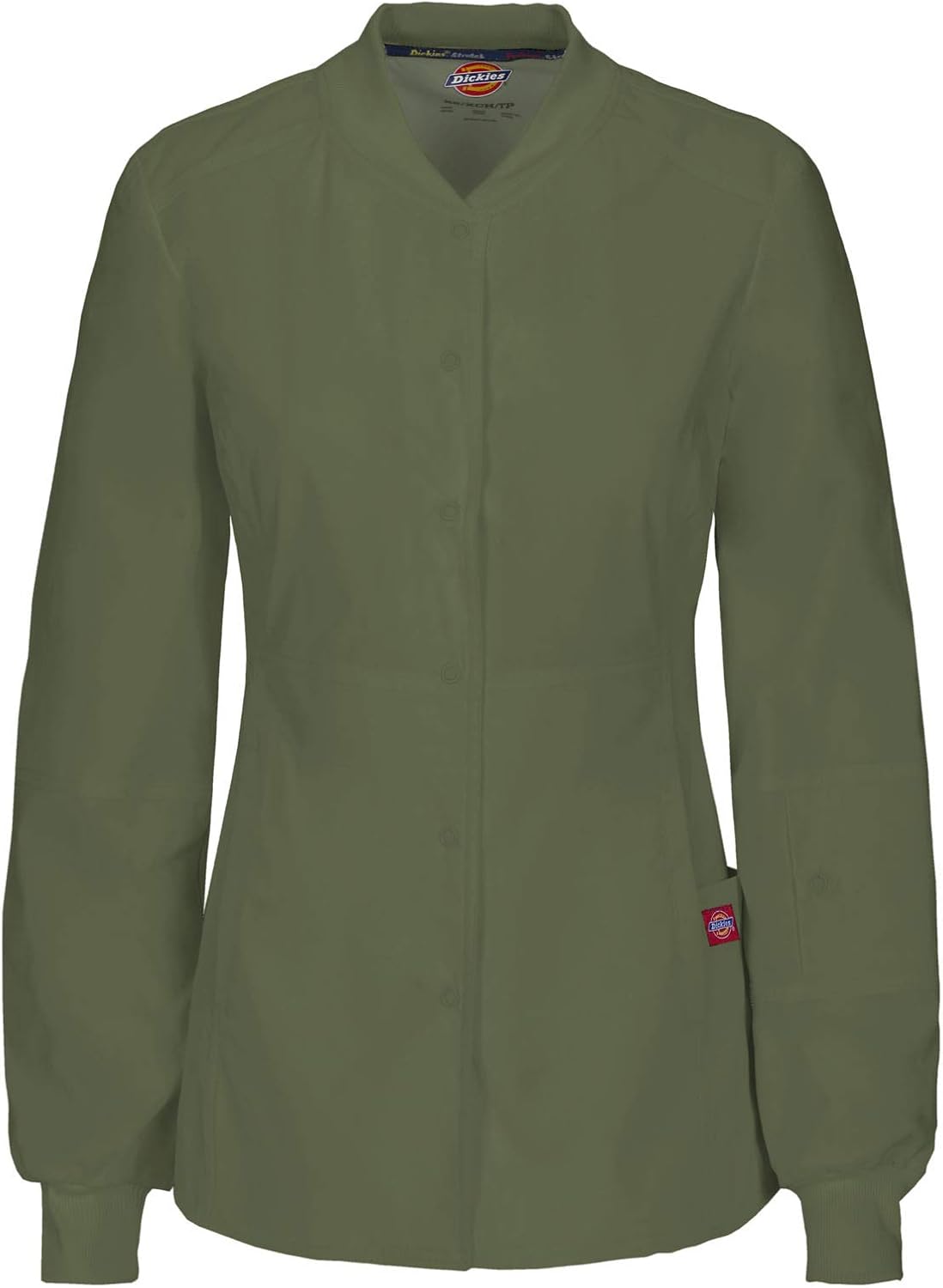 Dickies Women's EDS Signature Stretch Snap Front Warm-Up Jacket