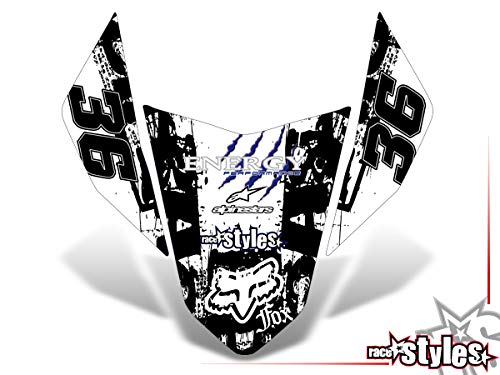 Yamaha XT660 X 2006 - Blue Factory EDITION DEKOR DECAL KIT